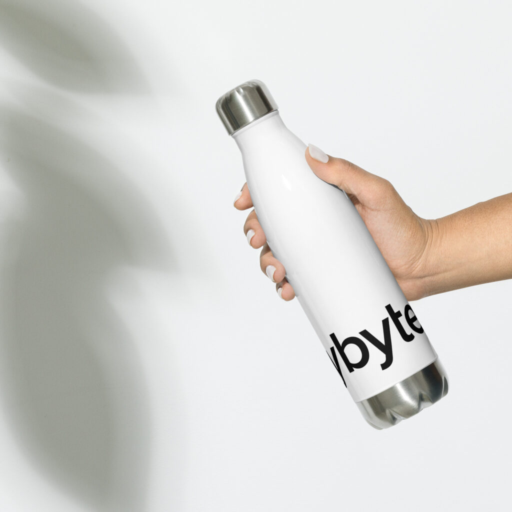 Joybyte Logo Stainless Steel Water Bottle