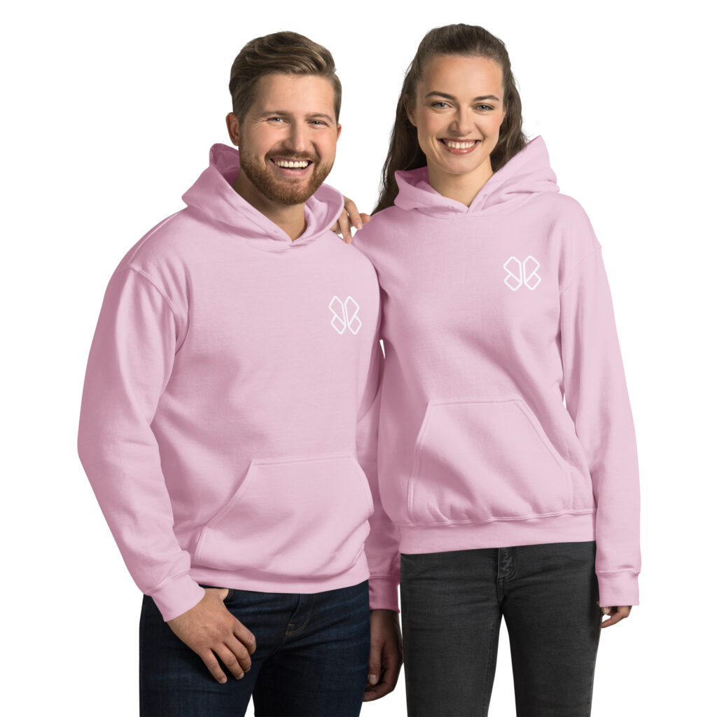 Joybyte Basic Butterfly Hoodie – Barbie Pink